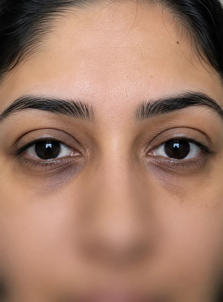 Under-Eye Dark Circles before treatment